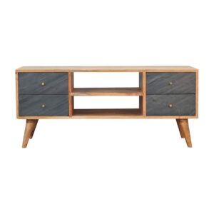 miavon Slade TV Stand – Modern Media Console with Storage