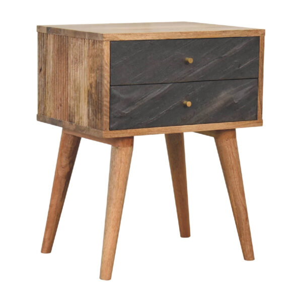 miavon Slade Bedside Table – Compact 2-Drawer Nightstand - Image 3