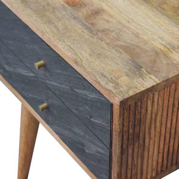 miavon Slade Bedside Table – Compact 2-Drawer Nightstand - Image 5