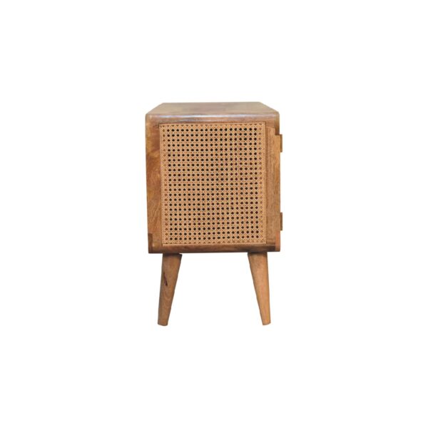 miavon Larrisa Woven TV Stand – Stylish Media Console with Storage - Image 8