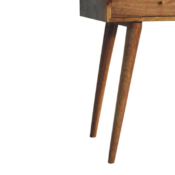 miavon Woven Aztec Console Table – Rustic Boho Entryway Accent - Image 7