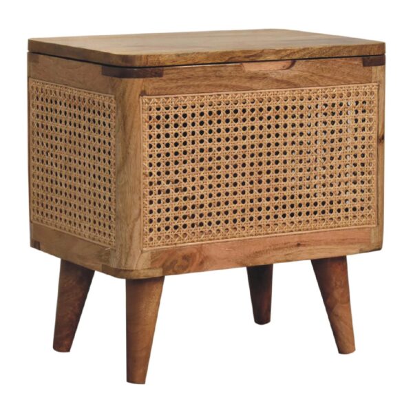 miavon Woven Storage Stool with Lid – Multifunctional Seat & Organizer - Image 2