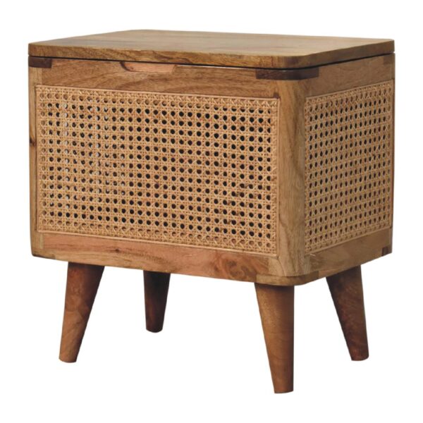 miavon Woven Storage Stool with Lid – Multifunctional Seat & Organizer - Image 3