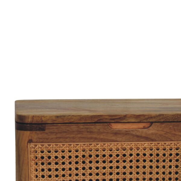 miavon Woven Storage Stool with Lid – Multifunctional Seat & Organizer - Image 4
