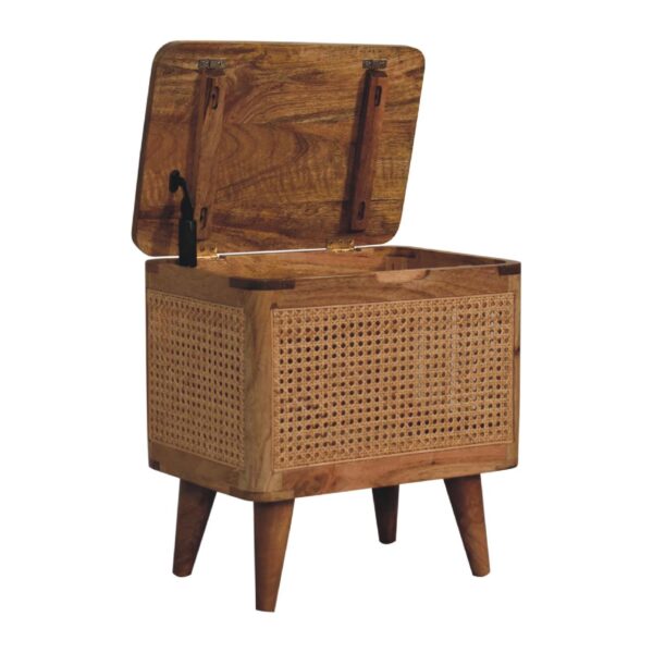 miavon Woven Storage Stool with Lid – Multifunctional Seat & Organizer - Image 6