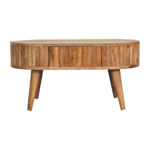 miavon Stripe Coffee Table – Modern Minimalist Wood Design