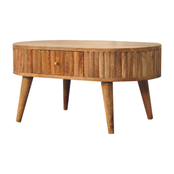 miavon Stripe Coffee Table – Modern Minimalist Wood Design - Image 3