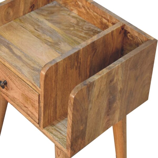 miavon Oak-Inspired Bedside Table – Modern Rustic Nightstand - Image 5