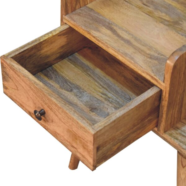 miavon Oak-Inspired Bedside Table – Modern Rustic Nightstand - Image 6