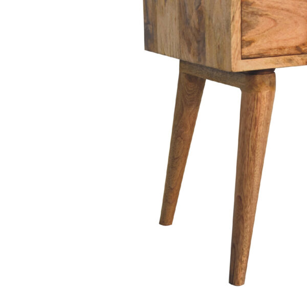 miavon Oak-Inspired Bedside Table – Modern Rustic Nightstand - Image 7