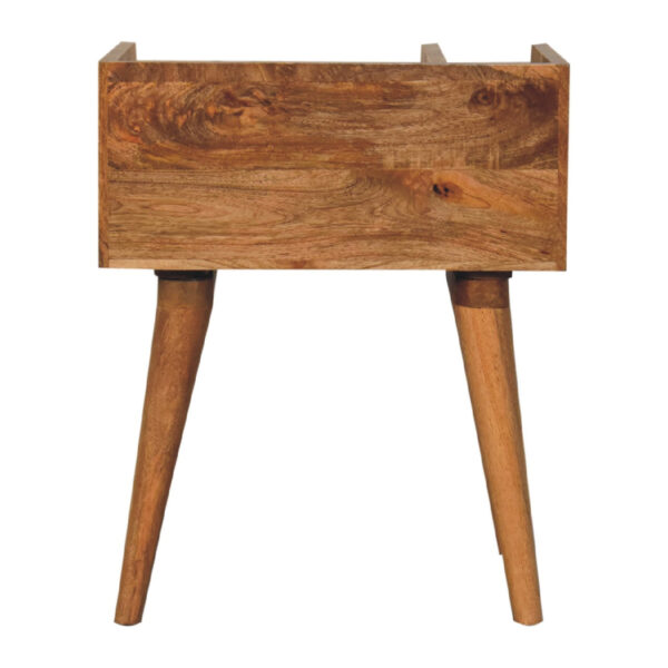 miavon Oak-Inspired Bedside Table – Modern Rustic Nightstand - Image 9