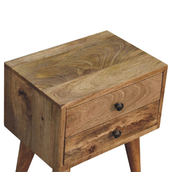 miavon Mini Oak-Inspired Modern Bedside Table – Compact Nightstand - Image 5