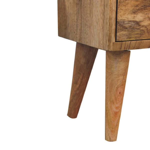 miavon Mini Oak-Inspired Modern Bedside Table – Compact Nightstand - Image 7