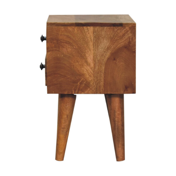 miavon Mini Oak-Inspired Modern Bedside Table – Compact Nightstand - Image 8