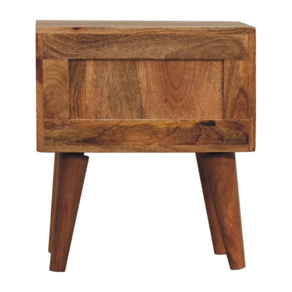 miavon Mini Oak-Inspired Modern Bedside Table – Compact Nightstand - Image 9